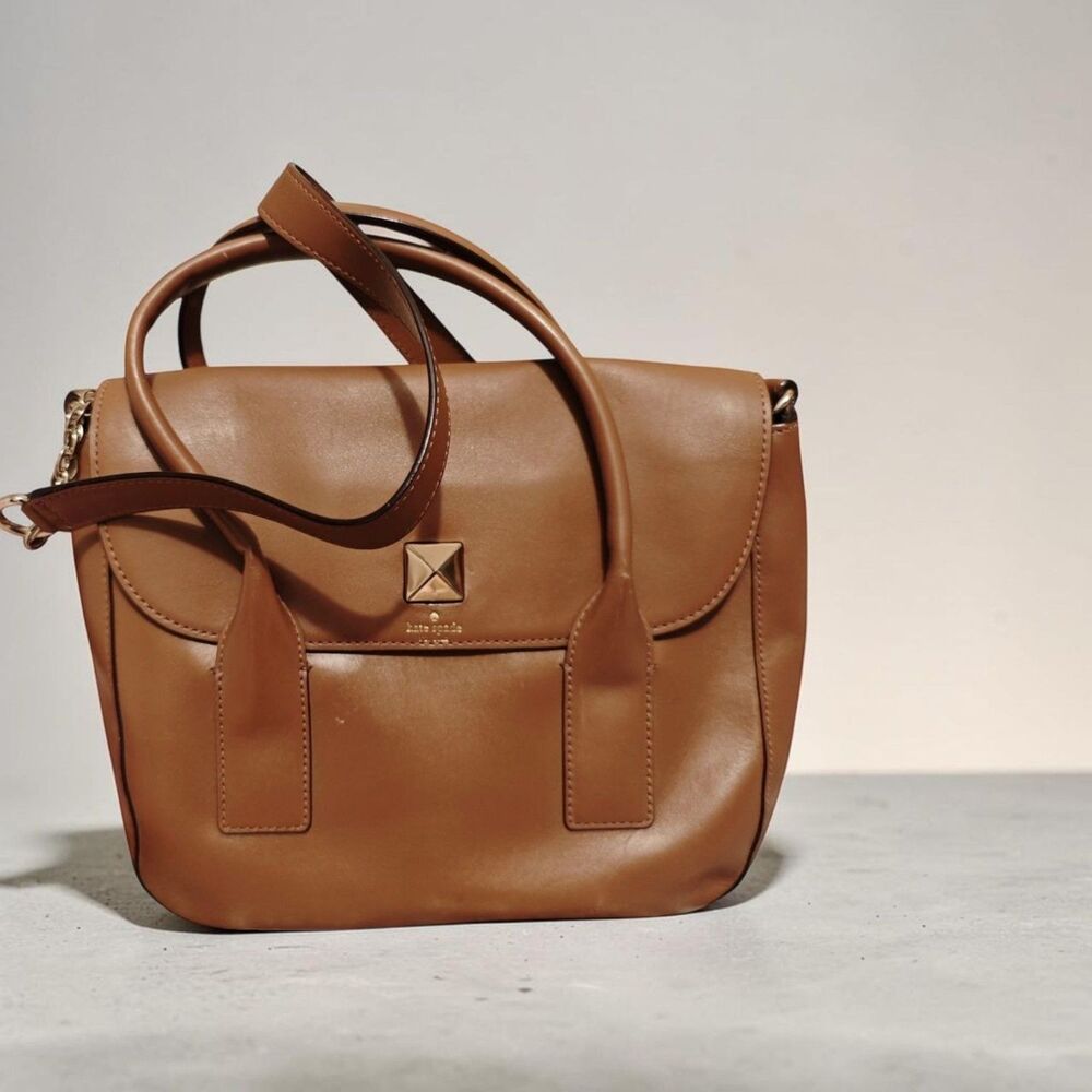 Kate Spade New Bond Street Florence tan leather satchel